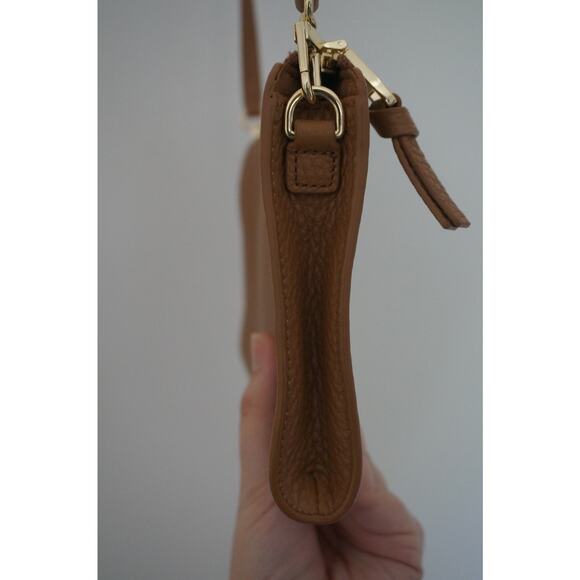 EUC Tory Burch Tan Clutch Purse - Picture 7 of 8